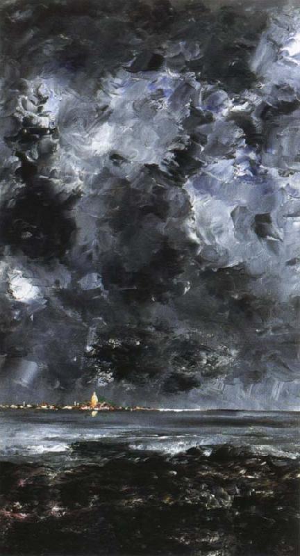 August Strindberg the city oil painting image